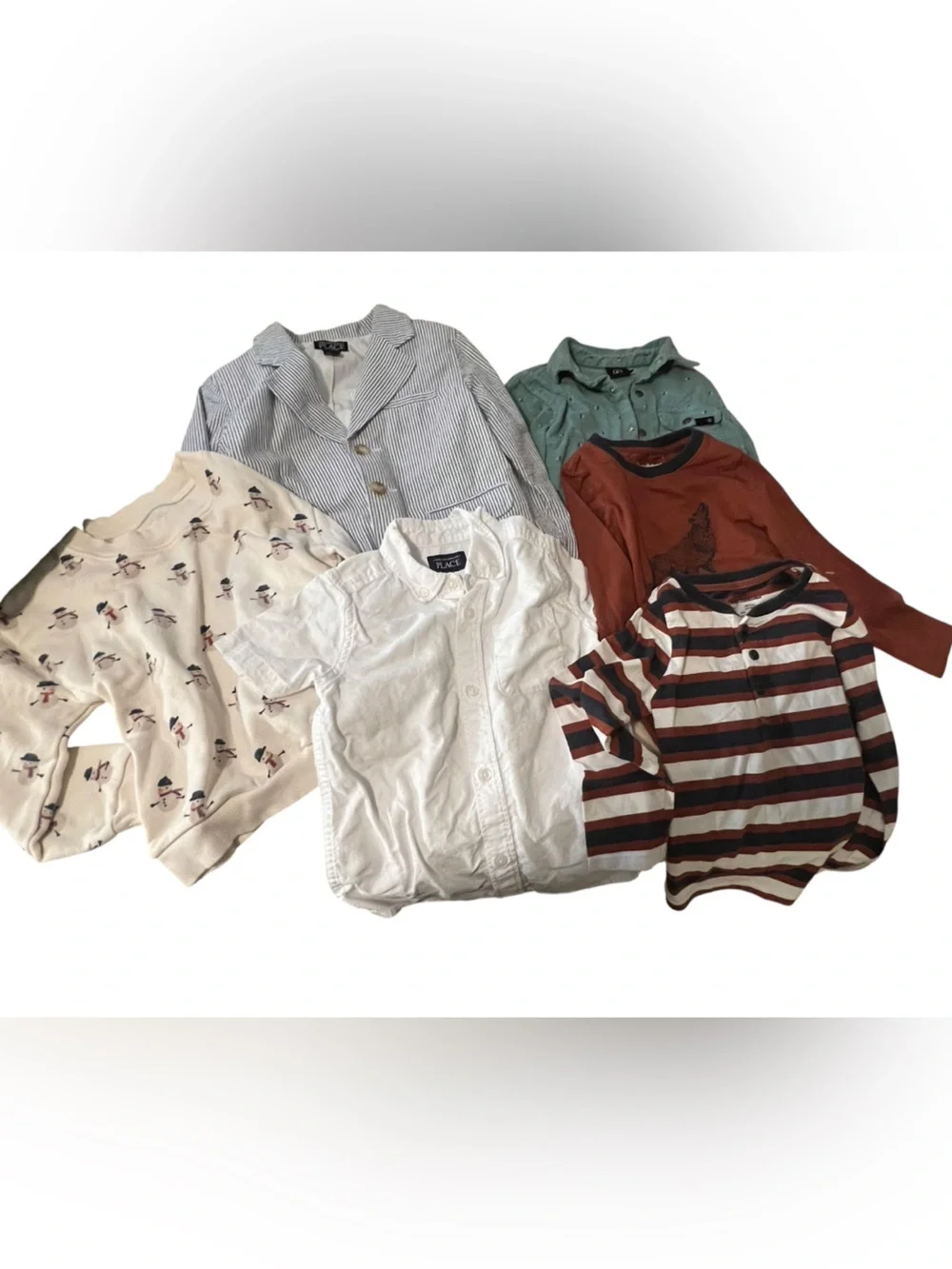 Boys 6 Piece Lot -Size 4T Children’s Place, Tommy Bahama, Carters Organics